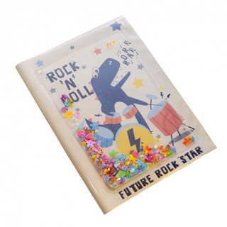 Подарочный блокнот 'Динозаврик', А5, 80 листов, в линейку, об...