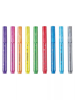 Фломастеры Keyroad Glitter с блестками, 10 цветов 2