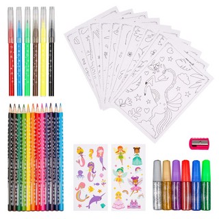 Набор принадлежностей для творчества 'Русалочка' 65 предметов, Keyroad 3