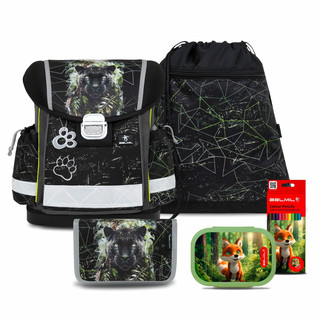 Школьный ранец Belmil Classy 'Black Panter' с наполнением (4 предмета) 1