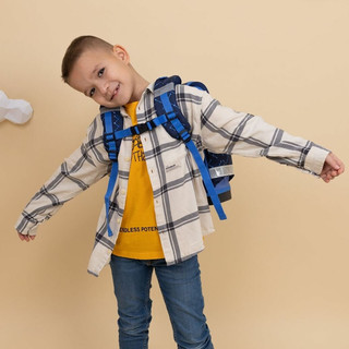 Школьный ранец Belmil Classy 'Blue Tech' с наполнением (4 предмета) 10