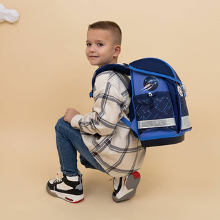 Школьный ранец Belmil Classy 'Blue Tech' с наполнением (4 предмета) 9