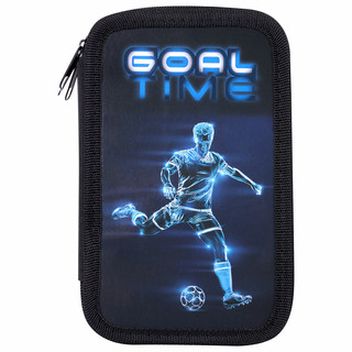 Пенал 'Goal' 3 отделения, 19х11 см, Пифагор артикул 271547 2