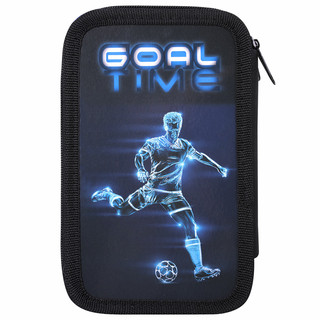 Пенал 'Goal' 3 отделения, 19х11 см, Пифагор артикул 271547 3