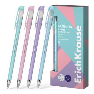 Ручка шариковая ErichKrause ULTRA-30 Stick&Grip Pastel 0.7, S...