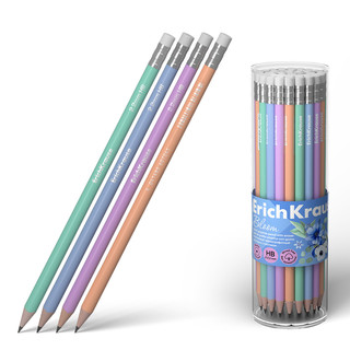 Набор из 12 чернографитных карандашей пластиковых ErichKrause JOYR Pastel Bloom 2