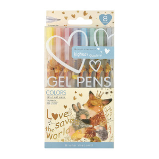 Набор гелевых ручек 8 цветов, 0.5 мм, BV UniWrite Colors 'Люб...