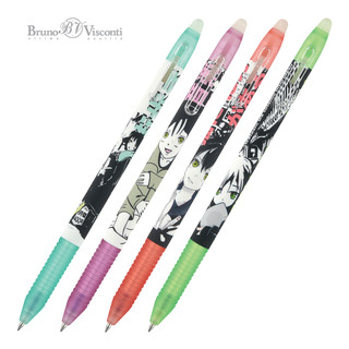 Ручка гелевая пиши-стирай авт. BV DeleteSlimClick 'Manga Anim...