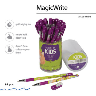 Ручка шариковая BV MagicWrite 'Лиса с зайчиком' 0.5 мм, синий 4