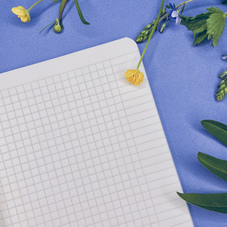 Тетрадь А5, 40 листов, клетка, 'Цветочная феерия', BV 4