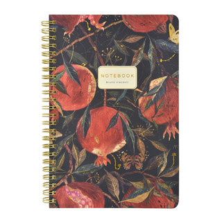 Тетрадь А5, 60 листов, на пружине, 'Гранат', BV