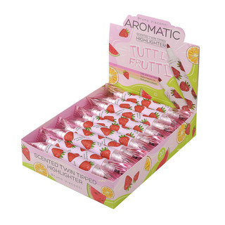 Текстовыделитель с запахом BV 'Tutti Frutti', красный. Цена за 1шт. 2