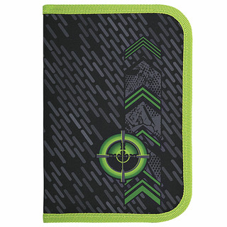 Пенал 'Gunsight, 1 отделение, 2 откидные планки, полиэстер, 21х14 см, Brauberg 2