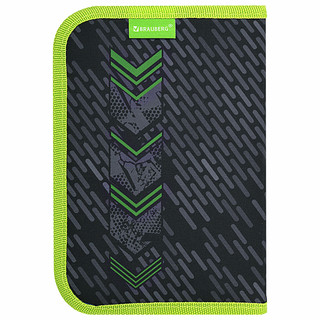 Пенал 'Gunsight, 1 отделение, 2 откидные планки, полиэстер, 21х14 см, Brauberg 3