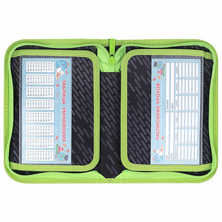 Пенал 'Gunsight, 1 отделение, 2 откидные планки, полиэстер, 21х14 см, Brauberg 4