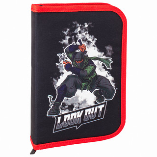 Пенал 'Ninja', 1 отделение, 2 откидные планки, полиэстер, 21х...