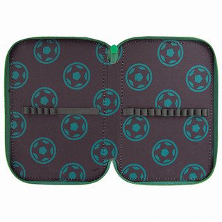 Пенал 2 отделения, 'Fire football', полиэстер, 21х14 см, Brauberg 3