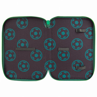 Пенал 2 отделения, 'Fire football', полиэстер, 21х14 см, Brauberg 6