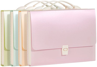 Папка-портфель Deli, А4, в ассортименте, цена за 1 шт