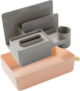 Короб для хранения Deli XDM33, разборный, розовый 2