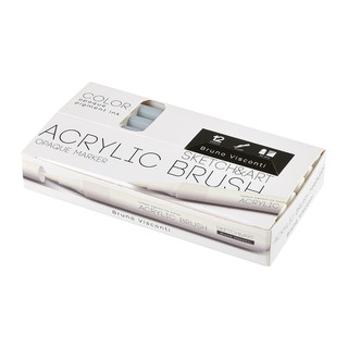 Маркер-кисть акриловый 'Scketch&Art' серебряный 4