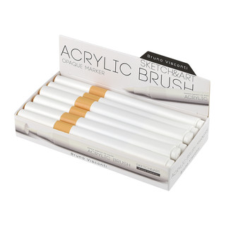 Маркер-кисть акриловый 'Scketch&Art' золотой 5