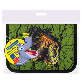 Пенал 'Dino attack' 1 отделение, 1 откидная планка, Brauberg 8