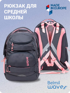 Рюкзак молодежный Belmil WAVE MOOVE Pinky, 338-92-CPK 2
