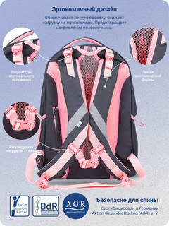 Рюкзак молодежный Belmil WAVE MOOVE Pinky, 338-92-CPK 5