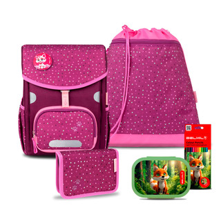 Школьный ранец BelMil PRIME 'Kitty' с наполнением (4 предмета...