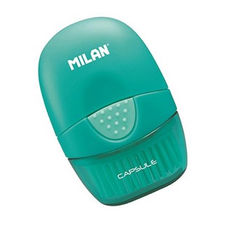 Ластик Milan Capsule в пластиковом чехле с щёткой, артикул 4900116 5
