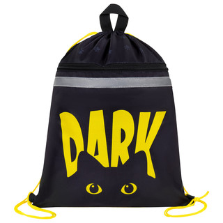 Мешок для обуви Dark cat, 46х36 см, с петлей, светоотражающая...