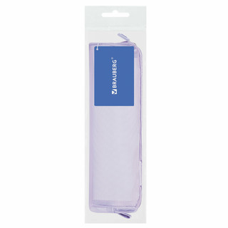 Пенал-тубус, сетка, 22х5х5 см, фиолетовый, Brauberg 6