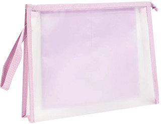 Папка на молнии ZIP Deli, A4, ЭВА, прозрачная, на молнии, сир...