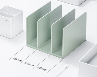 Подставка-ограничитель для книг Deli Nusign, цвет зеленый 3