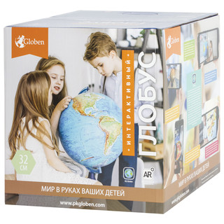 Глобус интерактивный физический/политический Globen, диаметр 32 см, с подсветкой 6