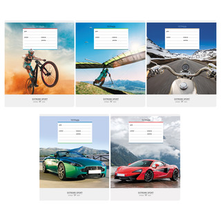 Тетрадь 12 листов, клетка, BG 'Спорт', в ассортименте. Цена з...