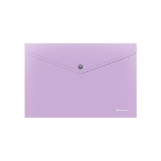 Папка-конверт на кнопке А4, пластик, ErichKrause Matt Pastel Bloom, ассорти. Цена за 1 шт. 4