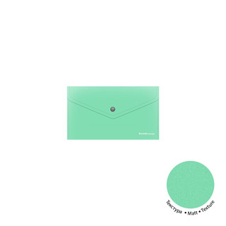 Папка-конверт на кнопке С6, пластик, ErichKrause Matt Pastel Bloom, ассорти. Цена за 1 шт. 2