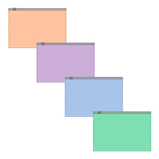 Zip-пакет С6, пластик, ErichKrause Matt Pastel Bloom, непрозр...