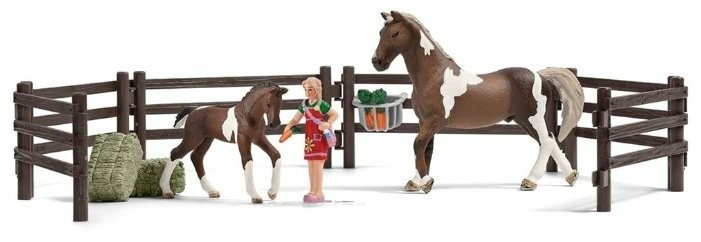 Игровой набор Кормление лошадей, 21049