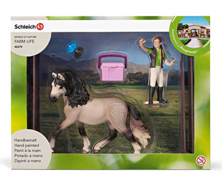 Schleich Игровой набор для ухода за андалузской лошадью 42270 2