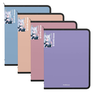 Папка для тетрадей на молнии, А4+, пластик, ErichKrause Soft ...