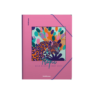 Папка для тетрадей на резинках, А4, пластик, ErichKrause Tropical 3