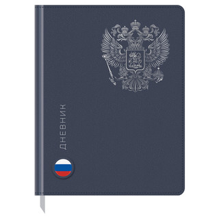 Дневник 1-11 классы, 48 листов, твердая обложка, экокожа, BG ...