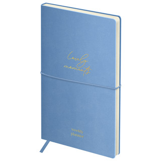 Еженедельник недатированный, 10х17 см, 64 листа, мягкий переп...