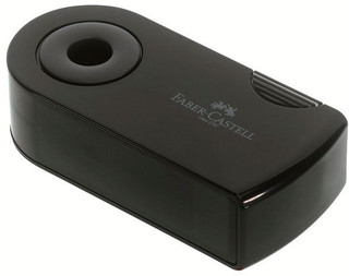 Точилка Faber-castell Sleeve mini двойная с контейнером 2