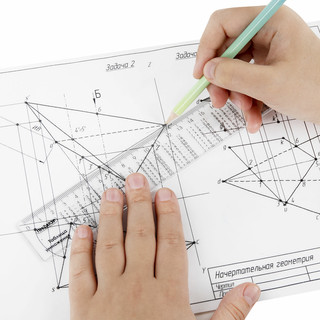 Линейка пластик 20 см, справочная, с таблицей умножения, Пифагор 5