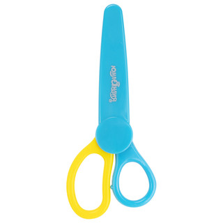 Ножницы 135 мм, с футляром для лезвий, желто-голубые, Юнландия 3
