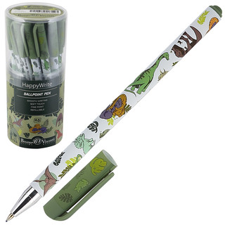 Ручка шариковая, 0.5 мм, Динозавры, HappyWrite, BrunoVisconti 2